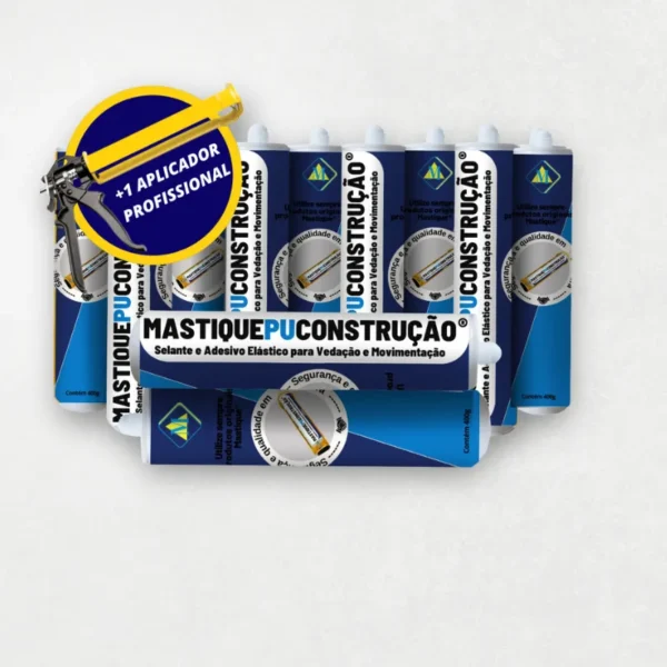mastique pu para juntas de dilatação na construção civil - tubo 12 unidades