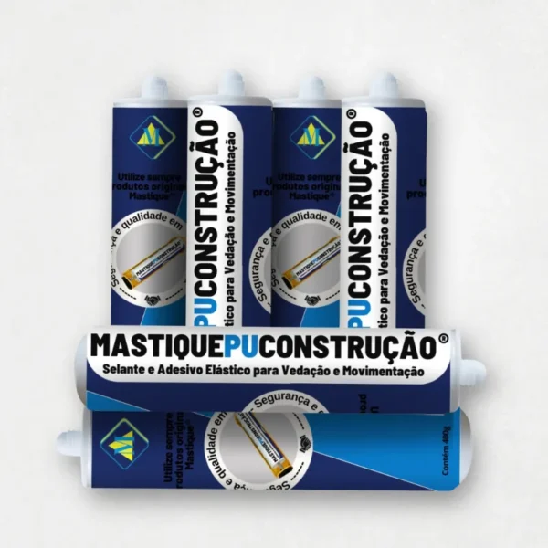 mastique pu para juntas de dilatação na construção civil - tubo 6 unidades