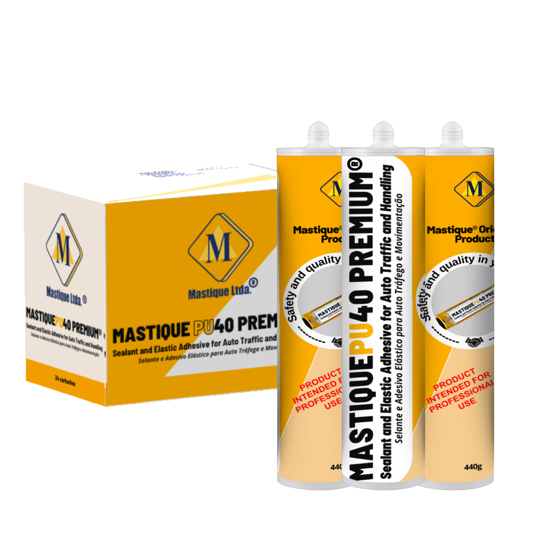 Pu 40 Premium Mastique Original (kit 3 Tubos)